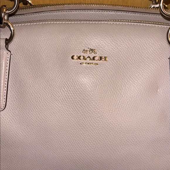 Coach Christie Carryall F36606 Leather Shoulder Bag with Gold Accents - Picture 2 of 13